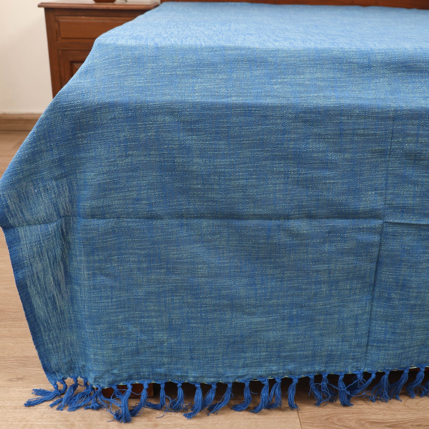 Bijnor Pure Handloom Cotton Double Bed Sheet (108 x 90 in) 28