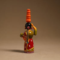 Pot Lady - Etikoppaka Handcrafted Wood Decor Item 11