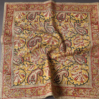 Pedana Kalamkari Block Printed Cotton Napkin (18 x 18 in)