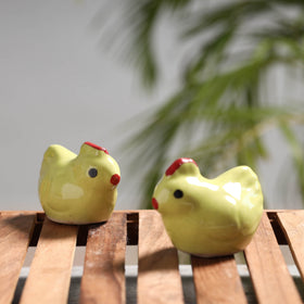  Handcrafted Ceramic Toys (Set of 2) 