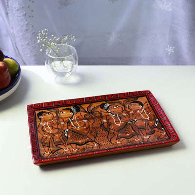 Hand Painted Wooden Tray