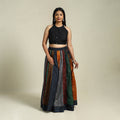 Buy Multicolor Khun Patchwork 24 Kali Cotton Long Skirt