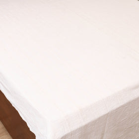 Bijnor Pure Handloom Cotton Double Bed Sheet (108 x 90 in) 01