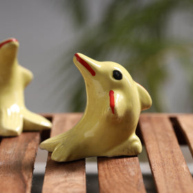  Handcrafted Ceramic Toys (Set of 2) 