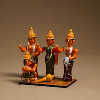 Sita Ram Laxman Hanuman - Etikoppaka Handcrafted Wood Idol Set 16