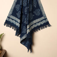 Blue - Handloom Block Printed Cotton Bindaas Towel 14