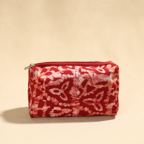  Hand Batik Printed Cotton Toiletry Pouch 02 