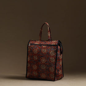 Red Handmade Cotton Shopping Hand bag