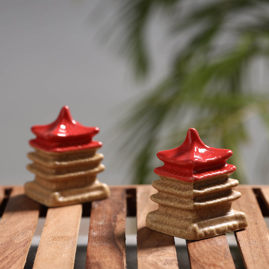 Temple - Handcrafted Ceramic Toys (Set of 2)