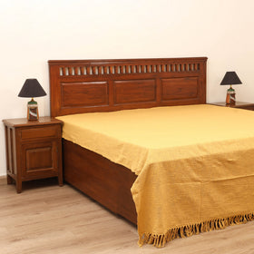 Bijnor Pure Handloom Cotton Double Bed Sheet (108 x 90 in) 02