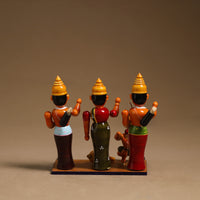 Sita Ram Laxman Hanuman - Etikoppaka Handcrafted Wood Idol Set 16