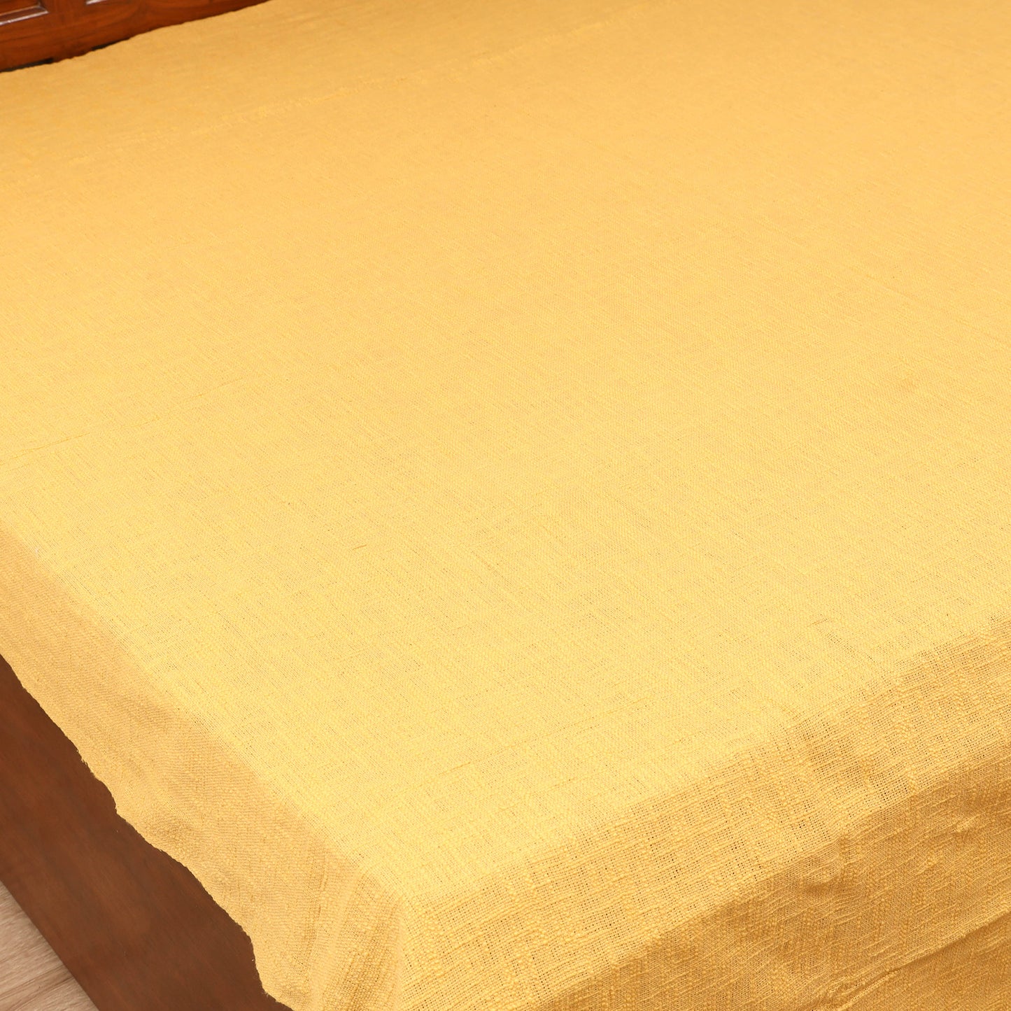 Bijnor Pure Handloom Cotton Double Bed Sheet (108 x 90 in) 02