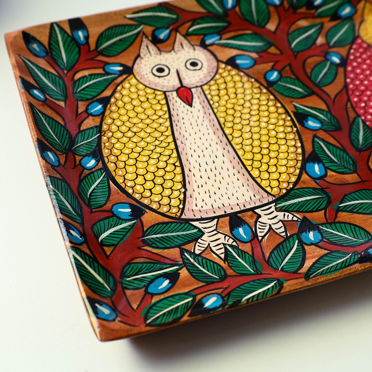 Hand Painted Wooden Tray