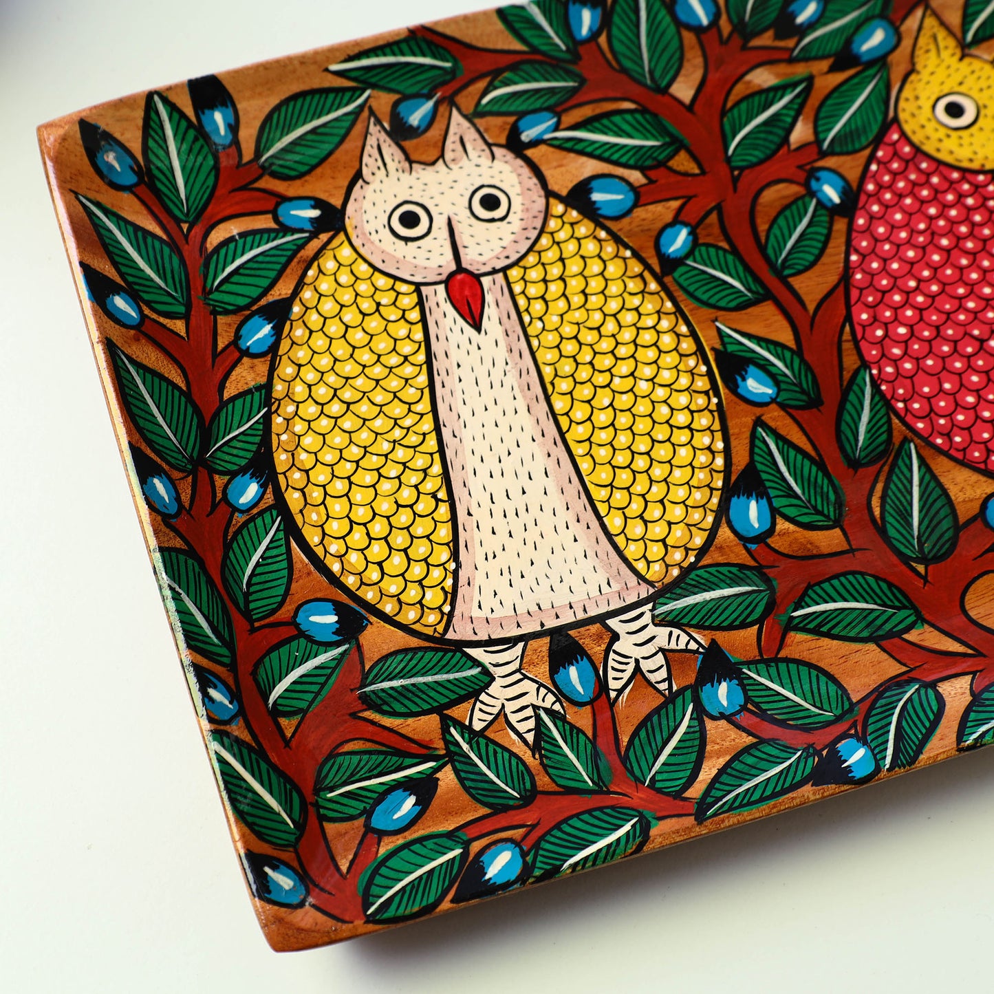 Hand Painted Wooden Tray