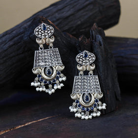 White German Silver-Plated Classic Earrings