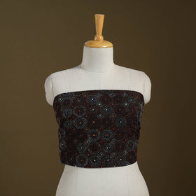 Cotton Bengal Kantha Stitch Blouse Piece 