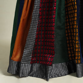 Buy Multicolor Khun Patchwork 24 Kali Cotton Long Skirt