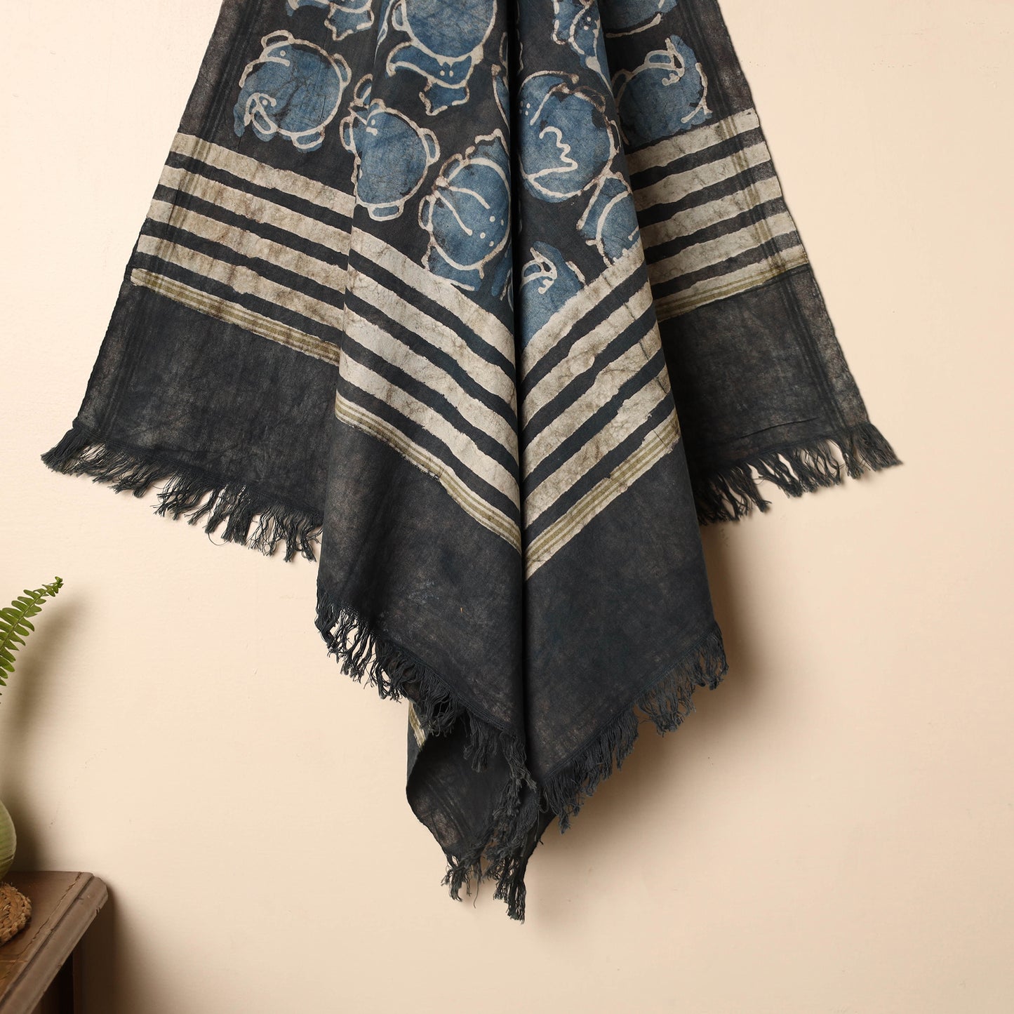 Buy Handloom Block Printed Cotton Bindaas Towel Online