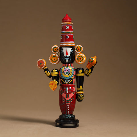 Balaji - Etikoppaka Handcrafted Wood Idol 17