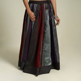 Multicolor - khun patchwork 24 kali cotton long skirt 18