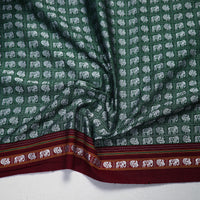 Green - Khun Weave Cotton Blouse Piece 50