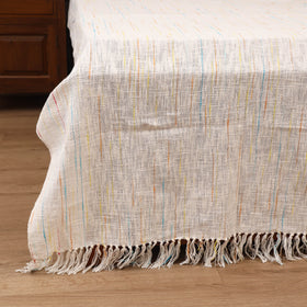 Bijnor Pure Handloom Cotton Double Bed Sheet (108 x 90 in) 03