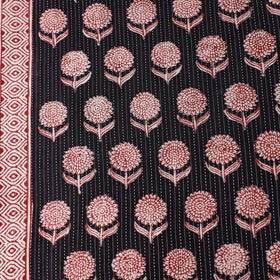 Buy Bagh Block Printed Kantha Style Cotton Fabric 27 Online at iTokri.com