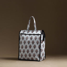 White Handmade Cotton Shopping Hand bag