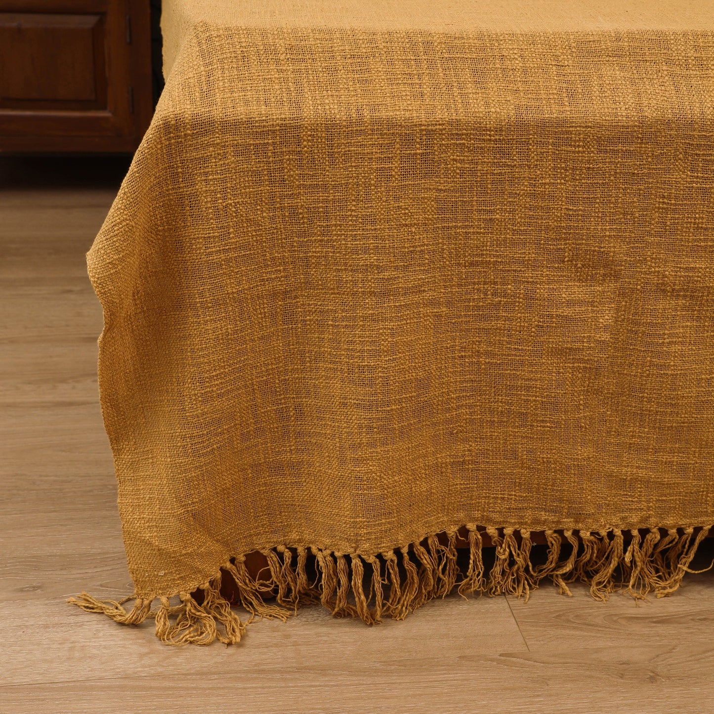 Bijnor Pure Handloom Cotton Double Bed Sheet (108 x 90 in) 04