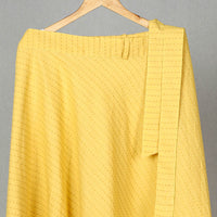 Yellow - Jacquard Cotton Wrap Around Skirt 23