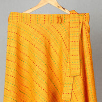 Orange - Jacquard Cotton Wrap Around Skirt 24