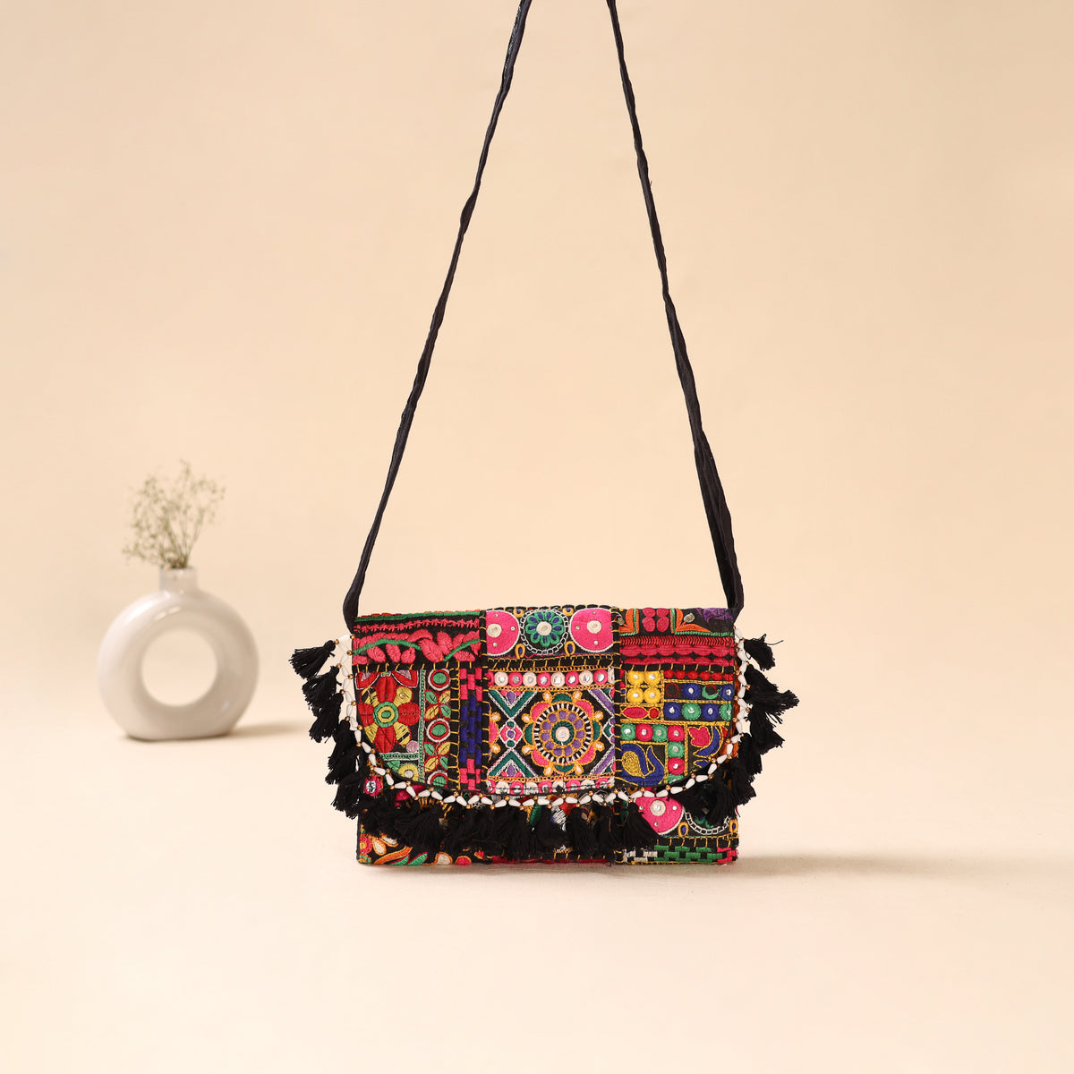 Khambadiya Patchwork Sling Bag 22