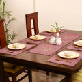 Barmer Applique Cutwork Dining Table Runner with Mat Set 22