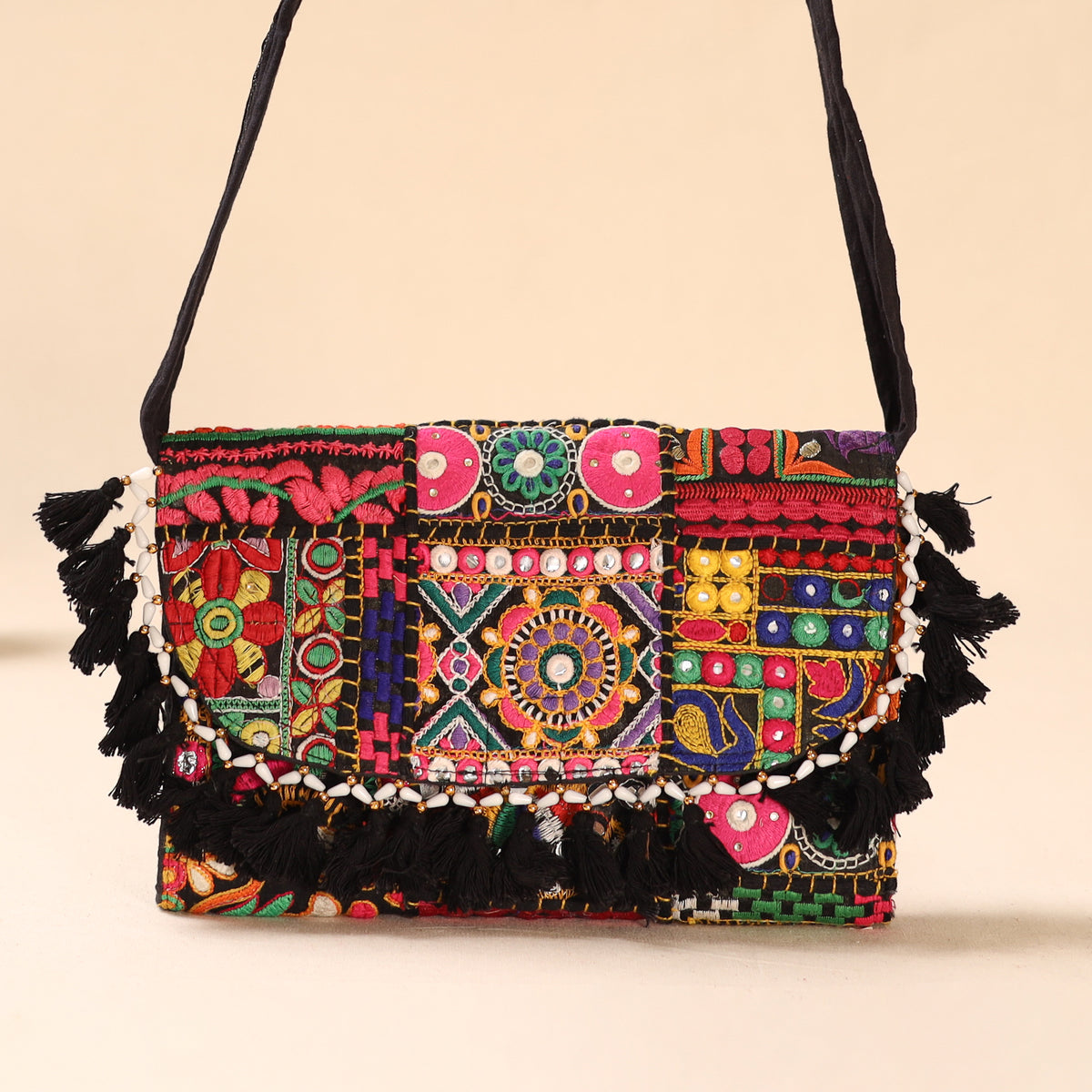 Khambadiya Patchwork Sling Bag 22