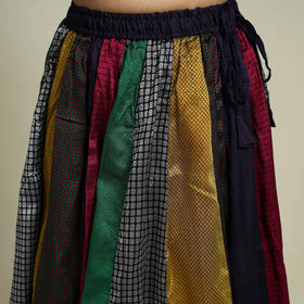 Multicolor - khun patchwork 24 kali cotton long skirt 21