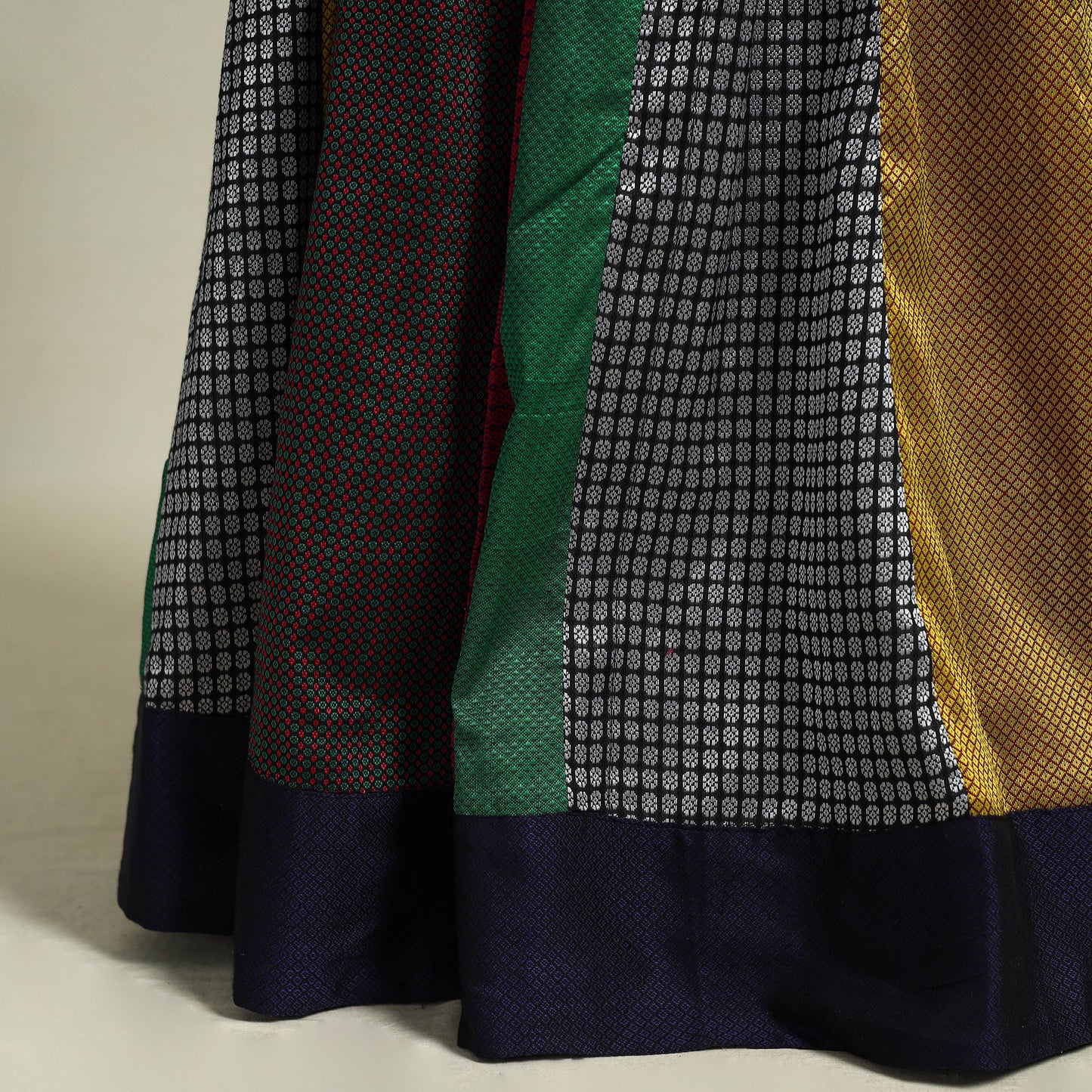 Multicolor - khun patchwork 24 kali cotton long skirt 21