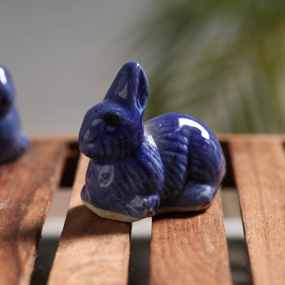 Rabbit - Handcrafted Ceramic Toys (Set of 2)