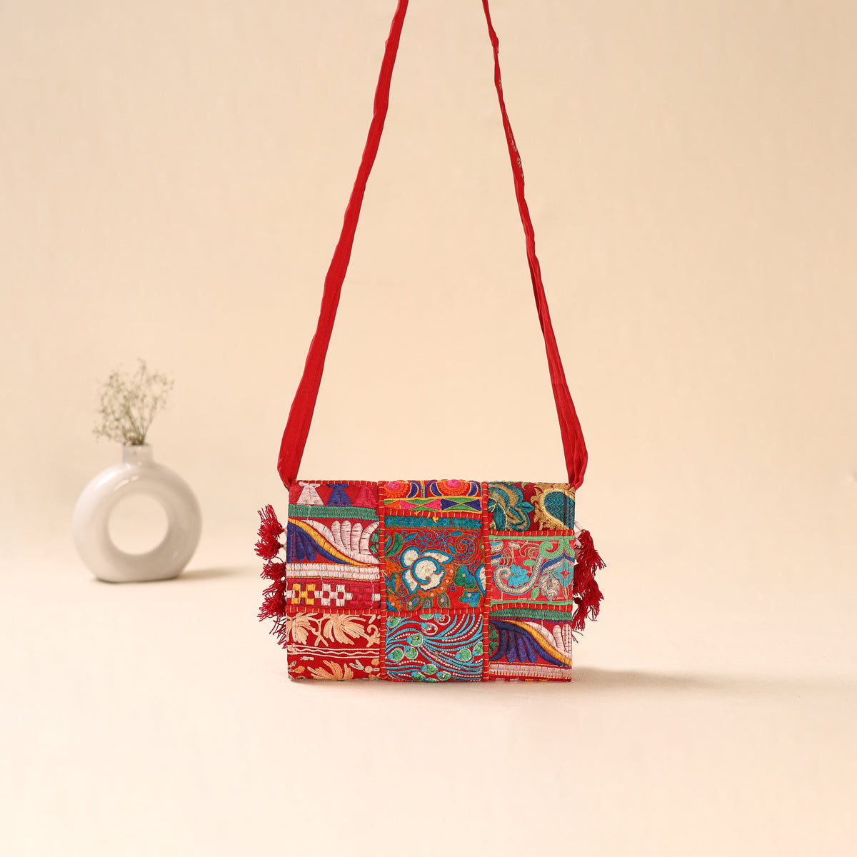 Khambadiya Patchwork Sling Bag 25