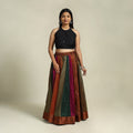 Buy Multicolor Khun Patchwork 24 Kali Cotton Long Skirt