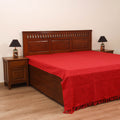 Bijnor Pure Handloom Cotton Double Bed Sheet (108 x 90 in) 07