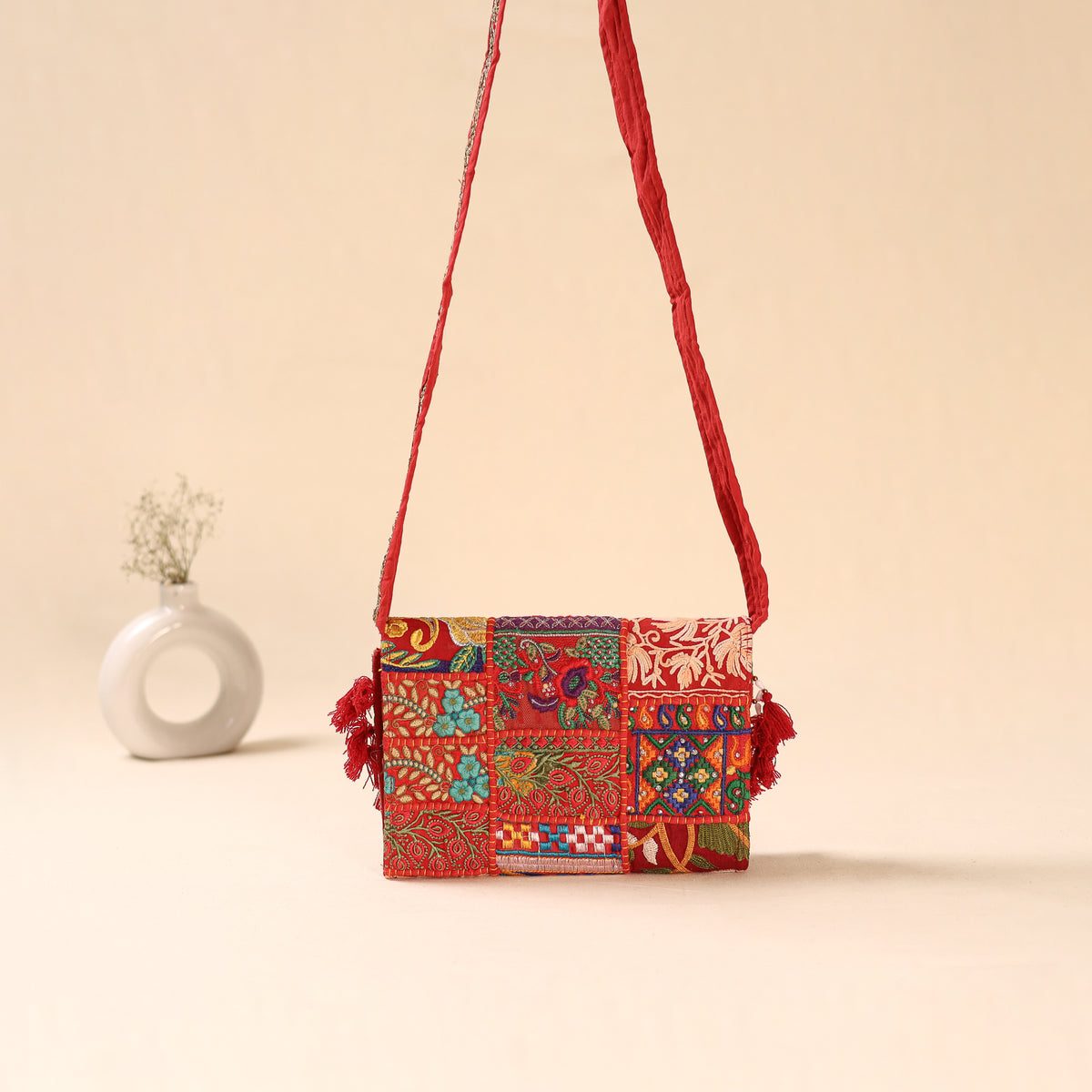 Khambadiya Patchwork Sling Bag 26