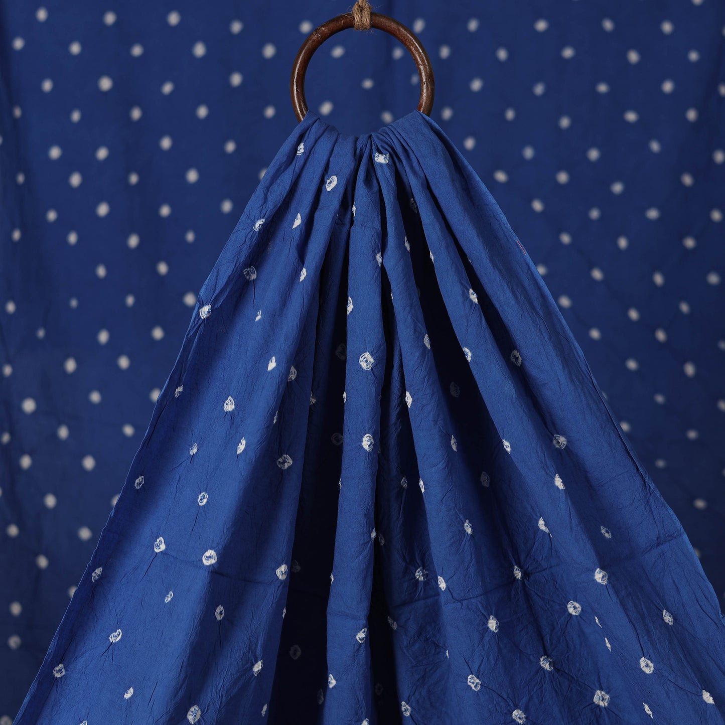 Kutch Bandhani Tie-Dye Pure Mul Cotton Fabric 02