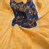 Yellow - Batik Print Patchwork Cotton Kurta Material (2.35m) 50