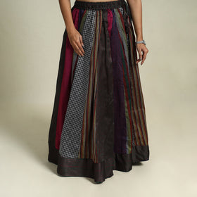 Multicolor - khun patchwork 24 kali cotton long skirt
