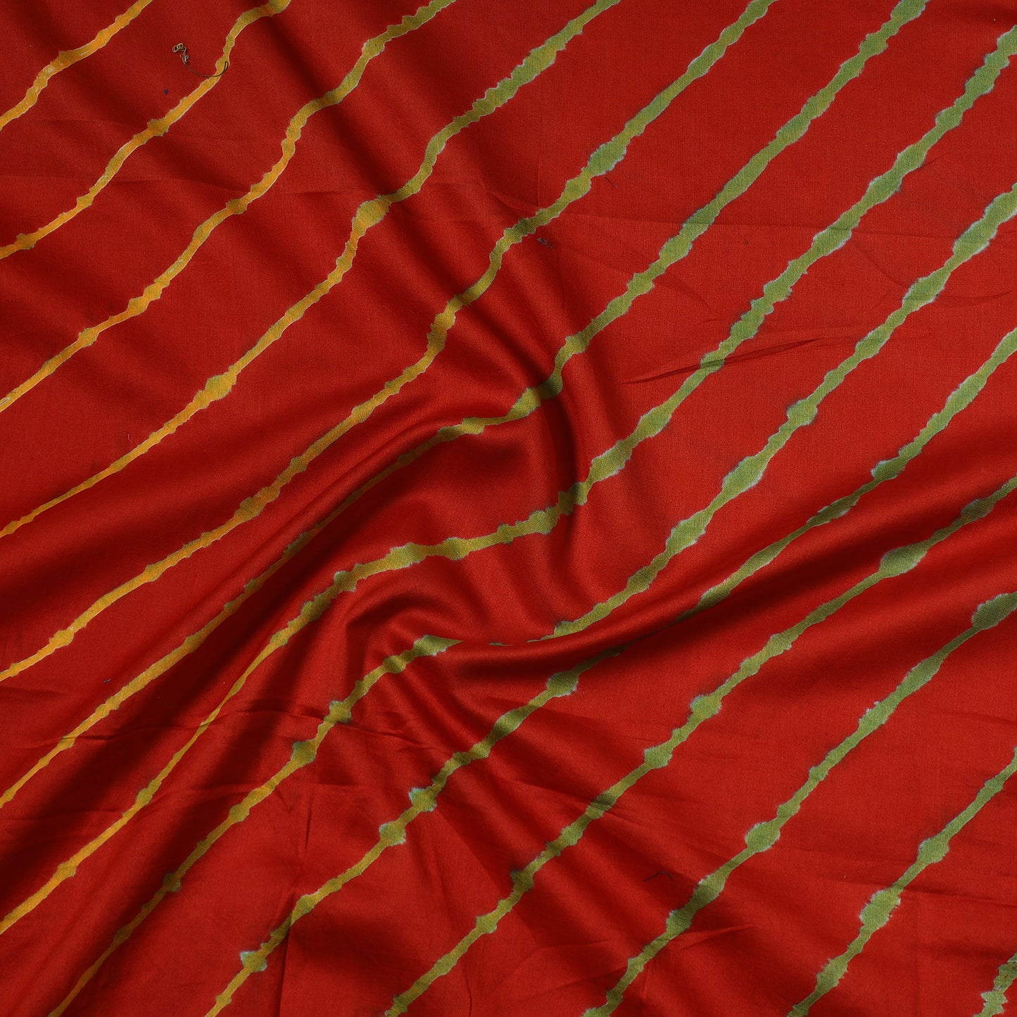 Leheriya Tie-Dye Chanderi Silk Precut Fabric (1.6 Meter) 28