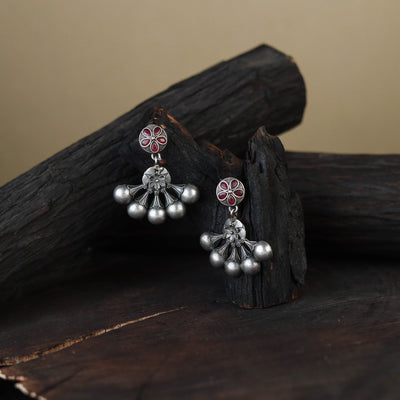 German Silver-Plated Classic Earrings