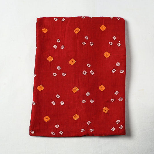 Kutch Bandhani Tie-Dye Mul Cotton Precut Fabric 14
