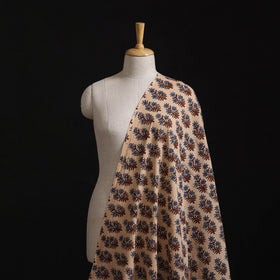 Natural Dyed Hand Block Print Ajrakh Cotton Hakoba Fabric 04