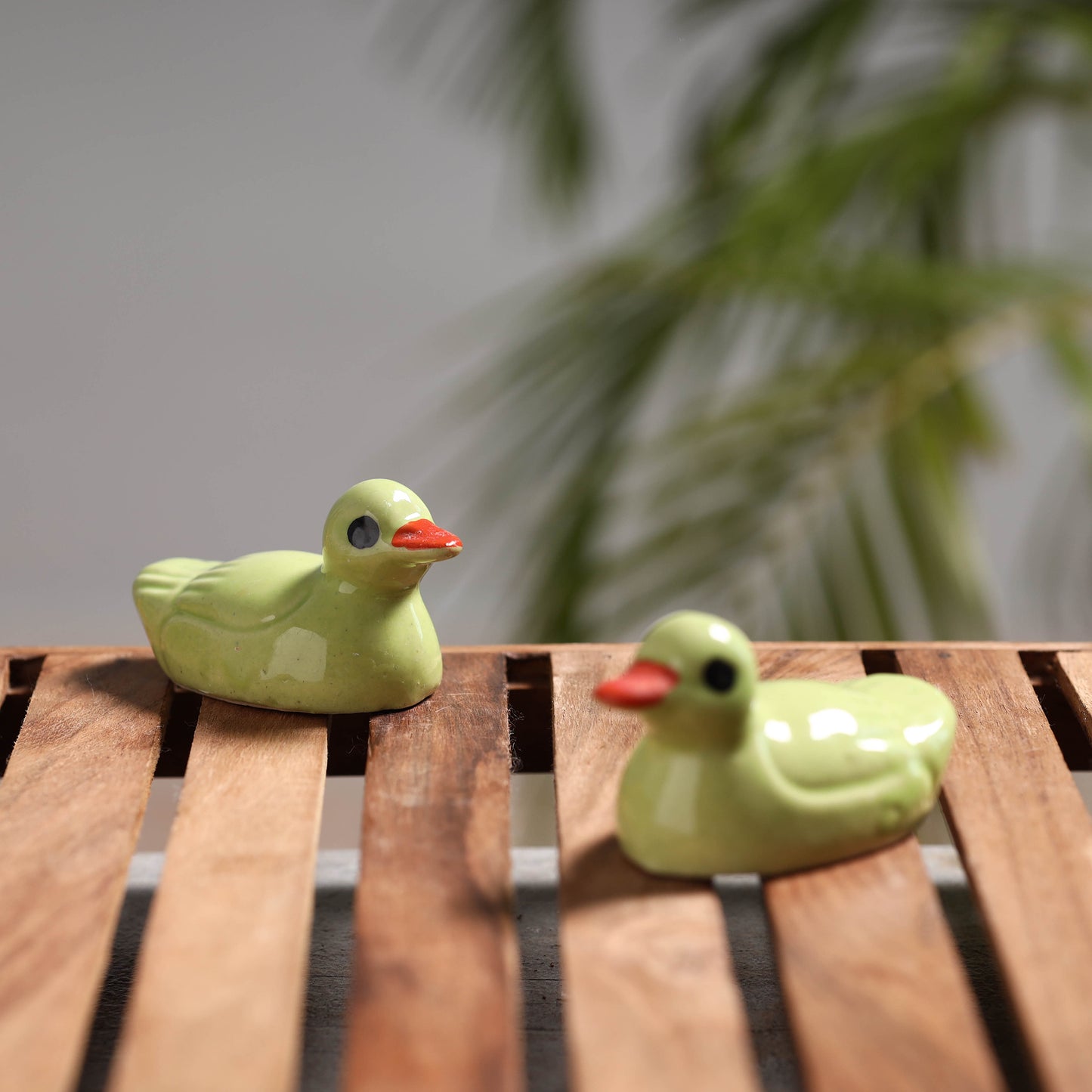 Duck - Handcrafted Ceramic Toys (Set of 2)