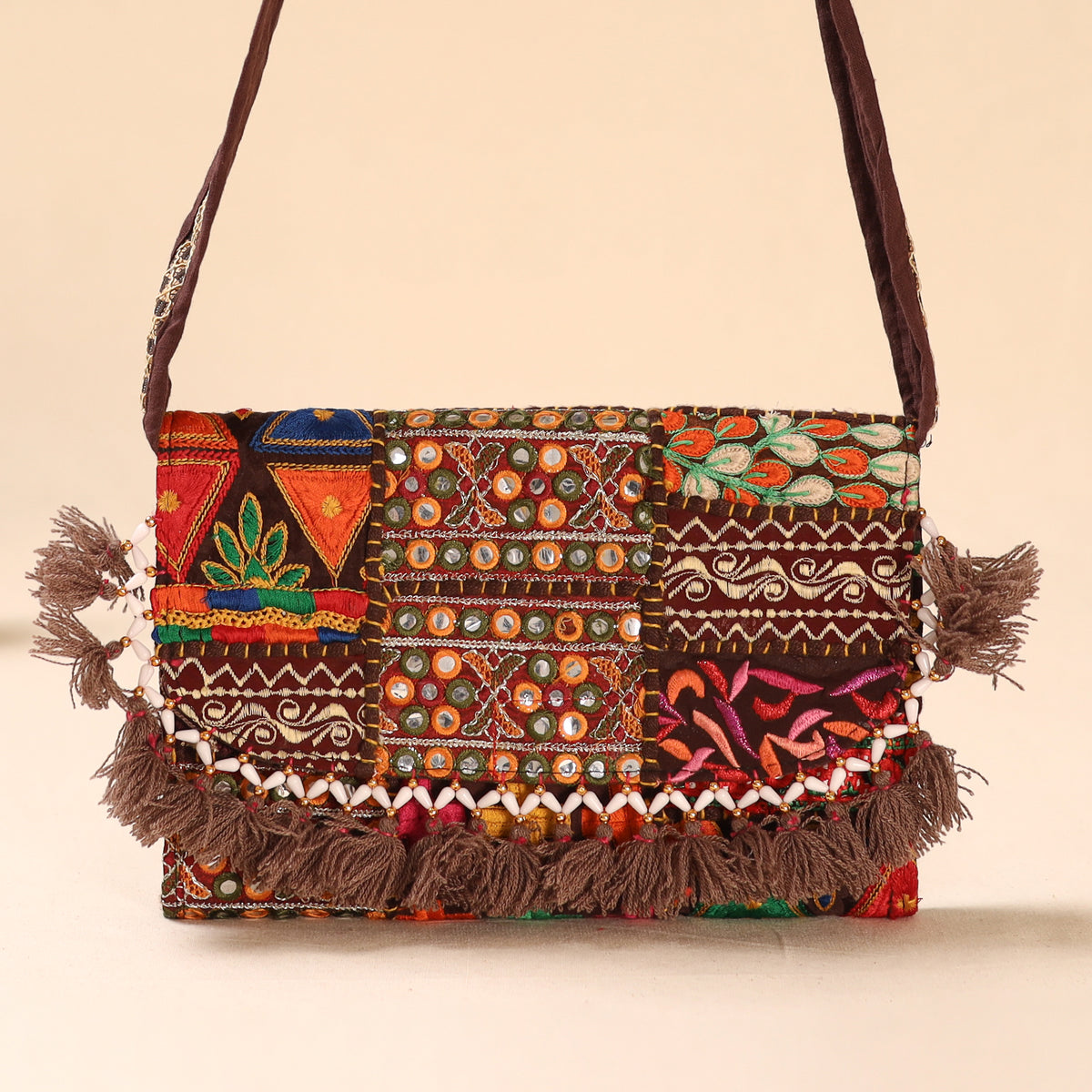 Khambadiya Patchwork Sling Bag 31